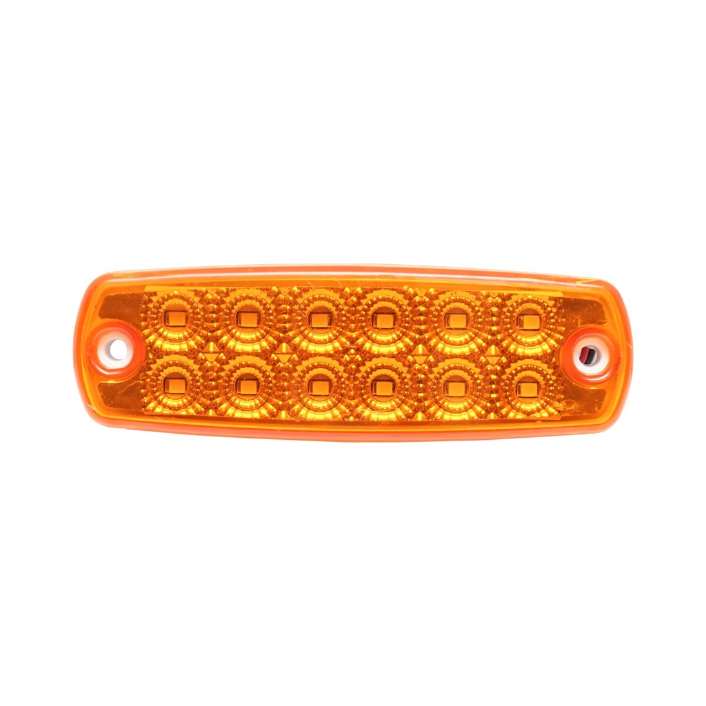 Lampa laterala LED galbena 12-24V