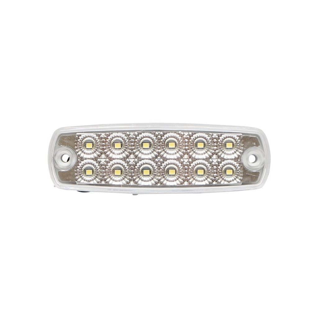 Lampa laterala LED alba 12-24V