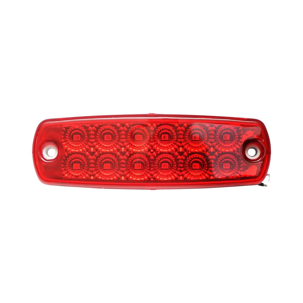Lampa laterala LED rosie 12-24V