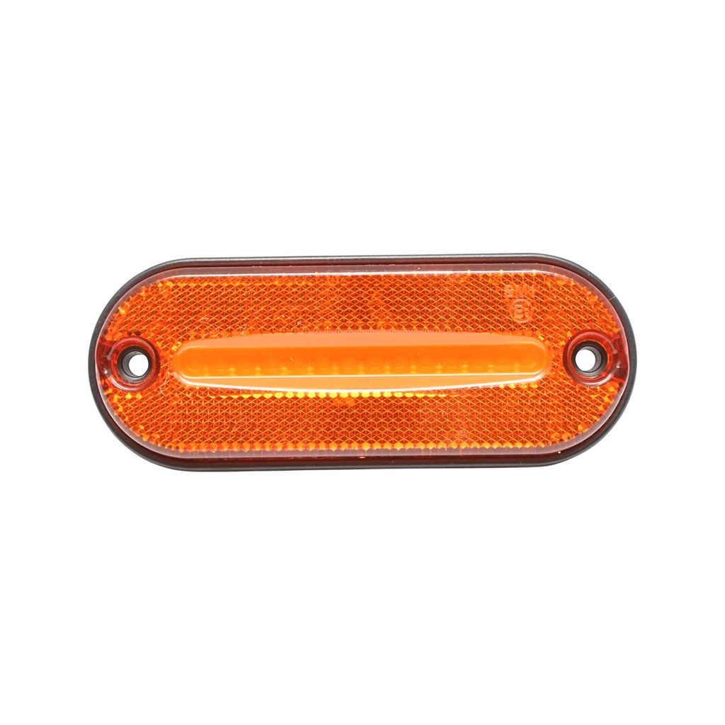 Lampa laterala LED galbena 120mm 12-24V