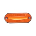 Lampa laterala LED galbena 120mm 12-24V