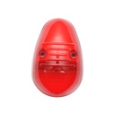 Lampa gabarit laterala LED rosie 100mm 12-24V