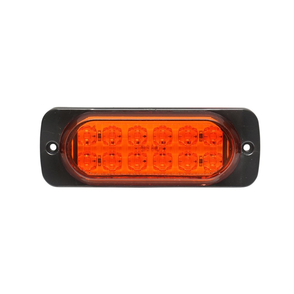 Lampa gabarit laterala LED galbena 115mm 12-24V