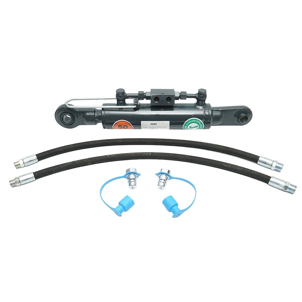 Tirant central reglabil hidraulic, categoria 1-2, inchis 500mm, cursa 180mm