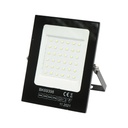 Proiector LED 30W, 220V, 6500K, IP65 negru 141x11x13mm