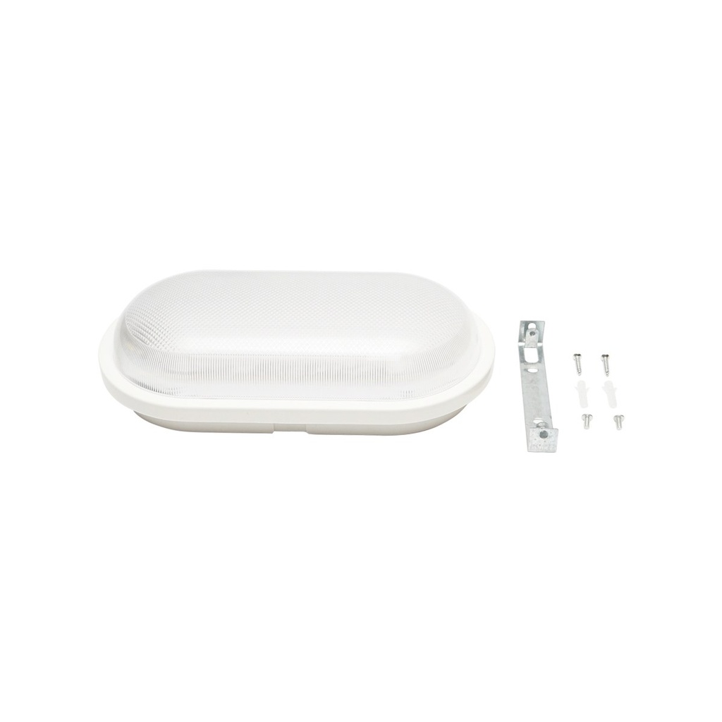 Aplica LED ovala 18W, 220V, IP65 pentru interior/exterior 270x140mm lumina Rece