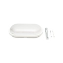 Aplica LED ovala 18W, 220V, IP65 pentru interior/exterior 270x140mm lumina Rece