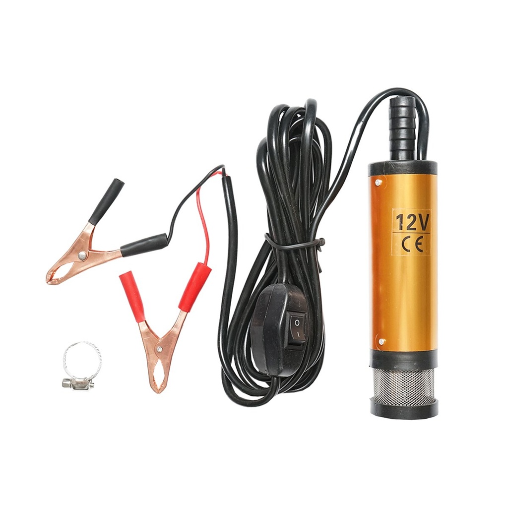Pompa transfer combustibil submersibila 12V diametru 38mm 20L/min