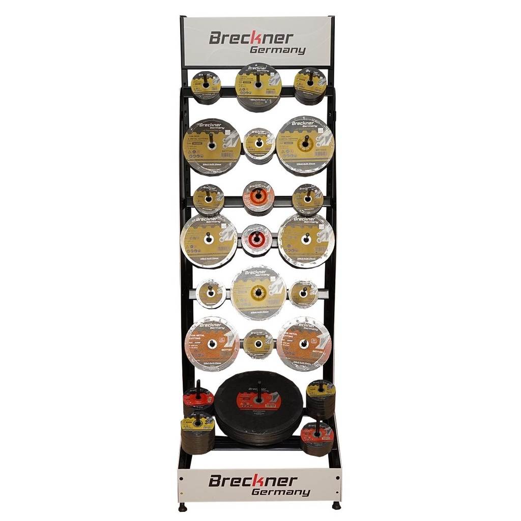 Stand prezentare panze/discuri flex echipat