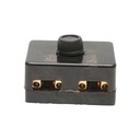 Tablou de sigurante universal pentru sigurante auto 4 cai capac negru