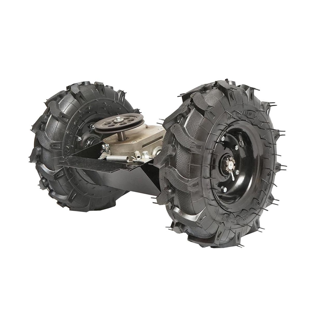 Punte asamblata cu roti pentru motocositoare rotativa DISBP79