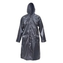 Pelerina cu gluga impermeabila XXL din poliester cu membrana PVC fante de aerisire, 2 buzunare si fermoar navy blue
