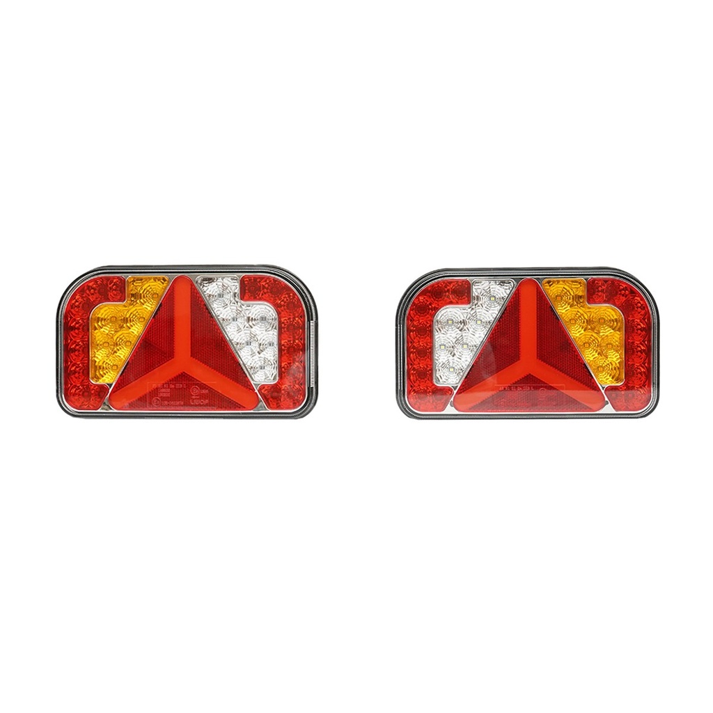 Set lampi spate Led pentru remorca 12-24V, 235x140x38mm