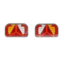 Set lampi spate Led pentru remorca 12-24V, 235x140x38mm