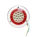 Lampa stop spate rotunda 24V 56 LED-uri 150x35mm