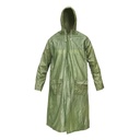 Pelerina cu gluga impermeabila L din PVC, 2 buzunare, inchidere cu capse, verde inchis