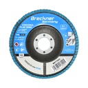 Disc lamelar abraziv cu zirconiu 125mm, P100 pentru taiat si polizat metal, inox