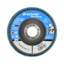 Disc lamelar abraziv cu zirconiu pentru polizat metal, inox P100, 115mm