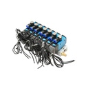 Caseta electroventil troliu CD Tractor Forestier 12V 5 inchis, 2 deschis