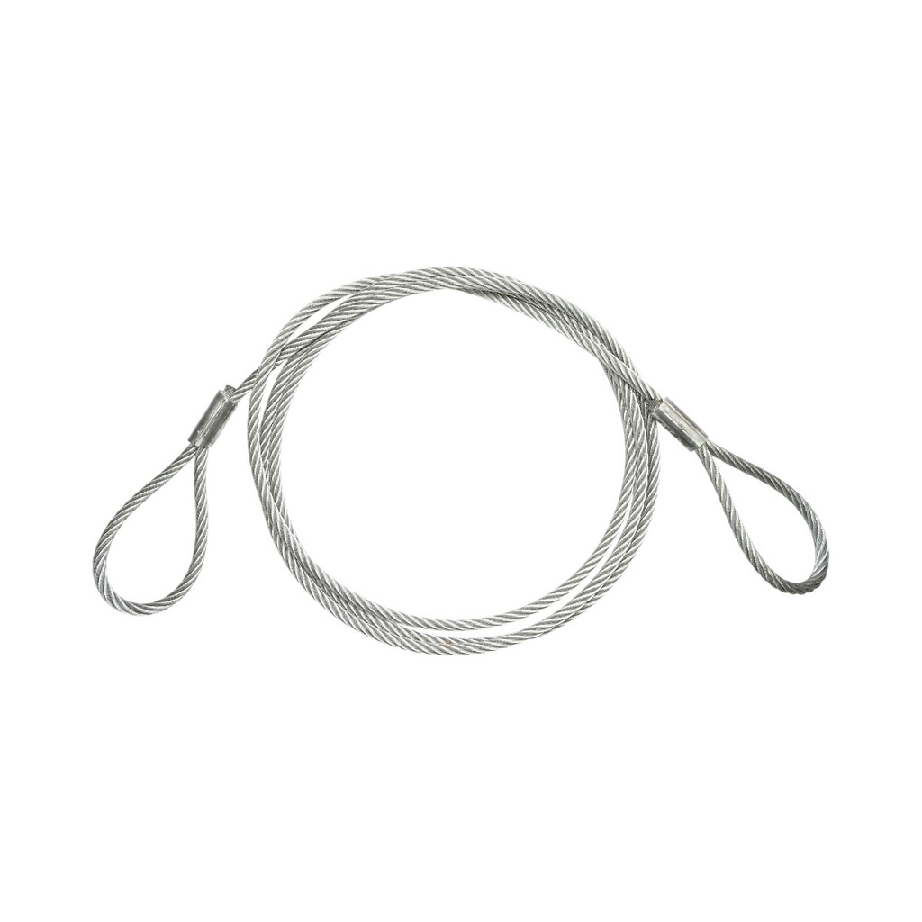 Cablu sufa troliu ciochinar otel 16mm x 6m cu ochiuri pentru tractare/ridicare