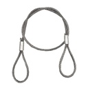 Cablu sufa troliu ciochinar otel 24mm x 4m cu ochiuri pentru tractare/ridicare
