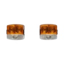 Set lampi semnalizare si pozitie fata stanga/dreapta John Deere, Renault, Deutz Fahr, Fendt 95x90x55mm cod OEM 3057564R91, 3226119R1, 6005014057, AL60127, X830180036000, 02377448,