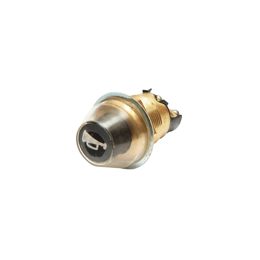 Buton claxon cu capac protectie apa, universal cu prindere de 19mm