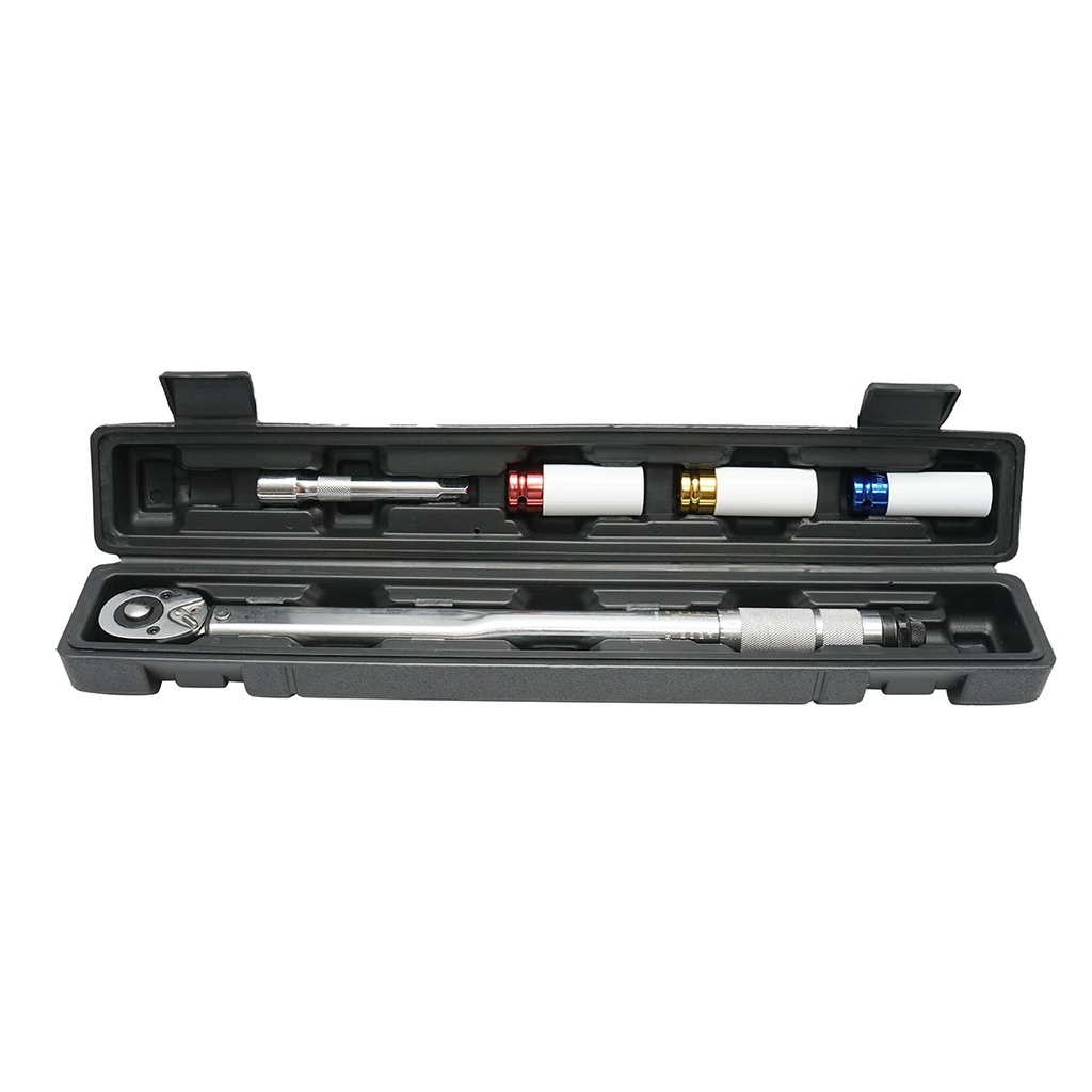 Set cheie dinamometrica 1/2 cu 3 tubulare 17, 19, 21 mm cuplu 40-210 Nm