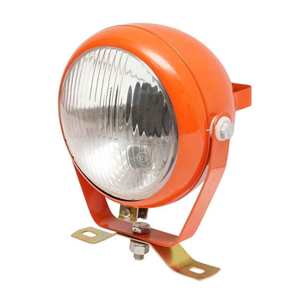 Lampa, proiector de lucru portocalie reglabila cu intrerupator pentru tractor sau utilaje agricole 12V