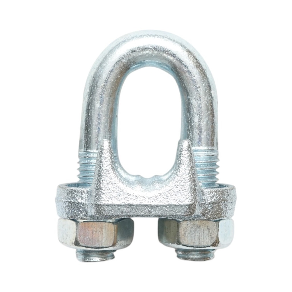 Brida zincata DIN 741-16 pentru cablu de 16 mm