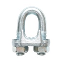 Brida zincata DIN 741-16 pentru cablu de 16 mm