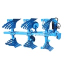 Plug agricol cu 3 trupite si cormane crestate reversibil hidraulic