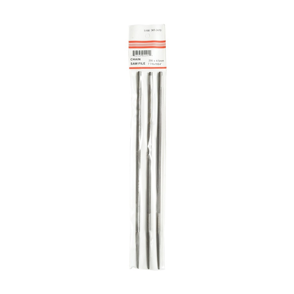 Set 3 pile rotunde ascutit lant drujba 4.5x200mm