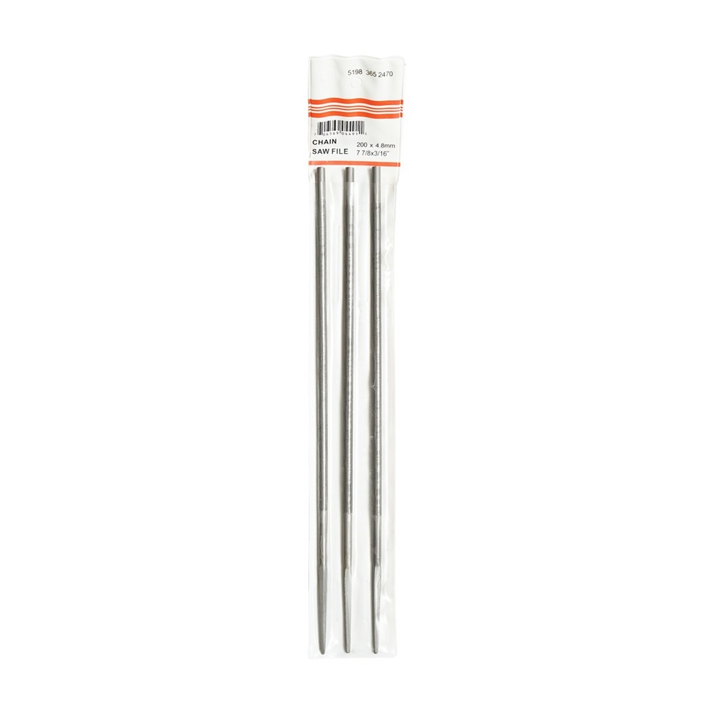 Set 3 pile rotunde ascutit lant drujba 4.8x200mm