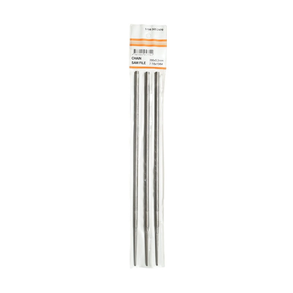 Set 3 pile rotunde ascutit lant drujba 5.2x200mm