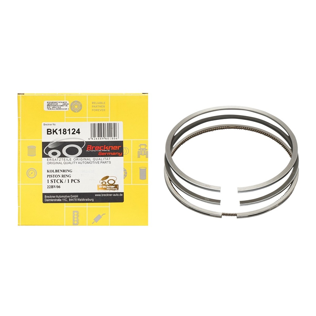 Set segmenti piston pentru Fiat cu motor Iveco 8365.25 cod OEM 1902408, 1930234, 1930753, 23/34-264