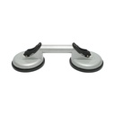 Dispozitiv de ridicat cu 2 ventuze din aluminiu 118mm, sarcina max. 80-100 Kg Crownman