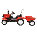 Tractor electric cu remorca si baterie pentru copii, jucarie 3-6 ani Hello Baby