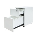 Clasificator, fiset metalic 2 sertare cu role 560x340x480mm, RAL7035