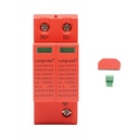 Descarcator supratensiune cu semnalizare sisteme fotovoltaice DC 2P tip C 1000VDC LRSPD2-DC5-40KA Longroad