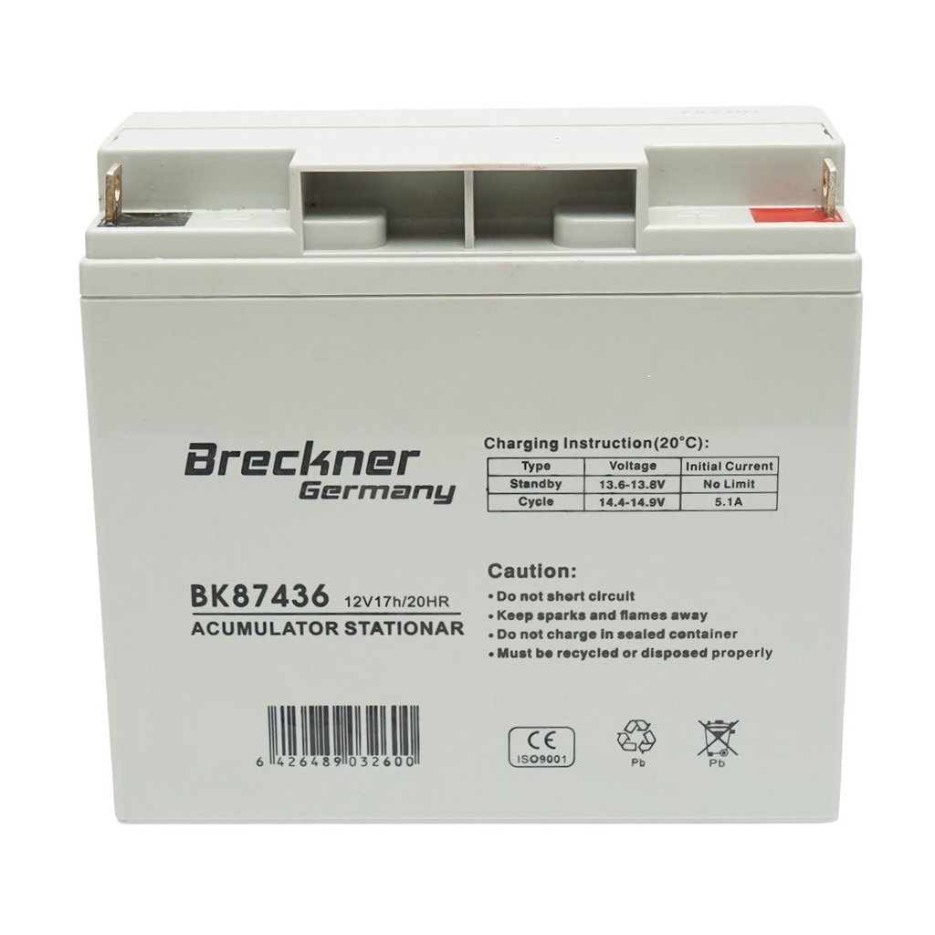 Baterie pentru panou solar 12V, 17Ah-20Hr