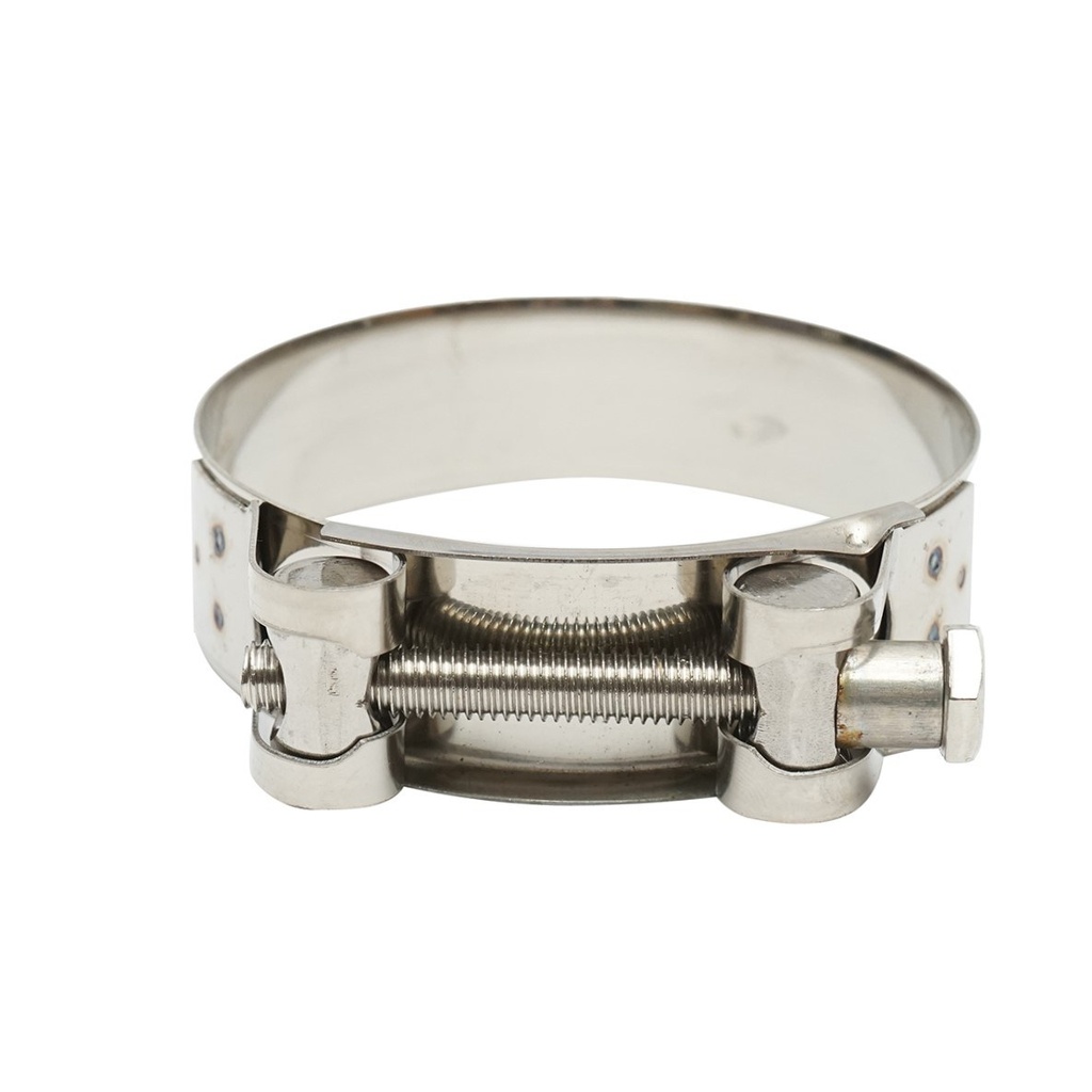 Colier forta, clema din inox 201 cu surub pentru furtunuri 74-79mm