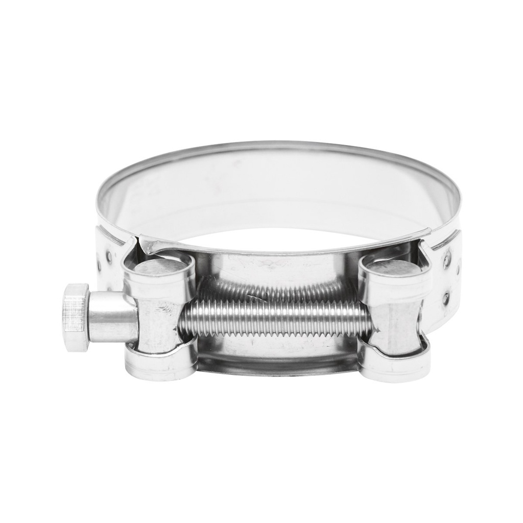 Colier forta, clema inox cu surub 304SS pentru furtunuri 74-79mm