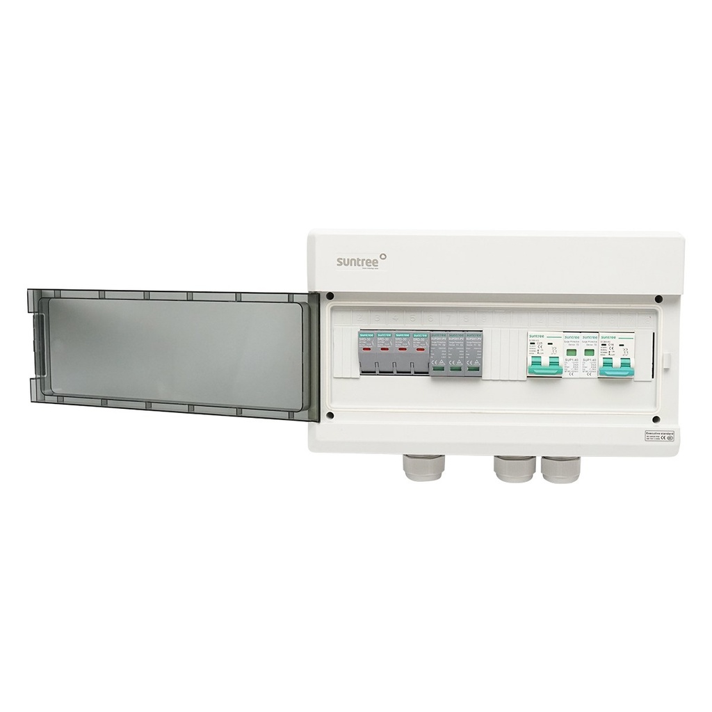 Tablou sigurante echipat DC/AC 3KW-5KW pentru invertoare ON/OFF Grid prosumator