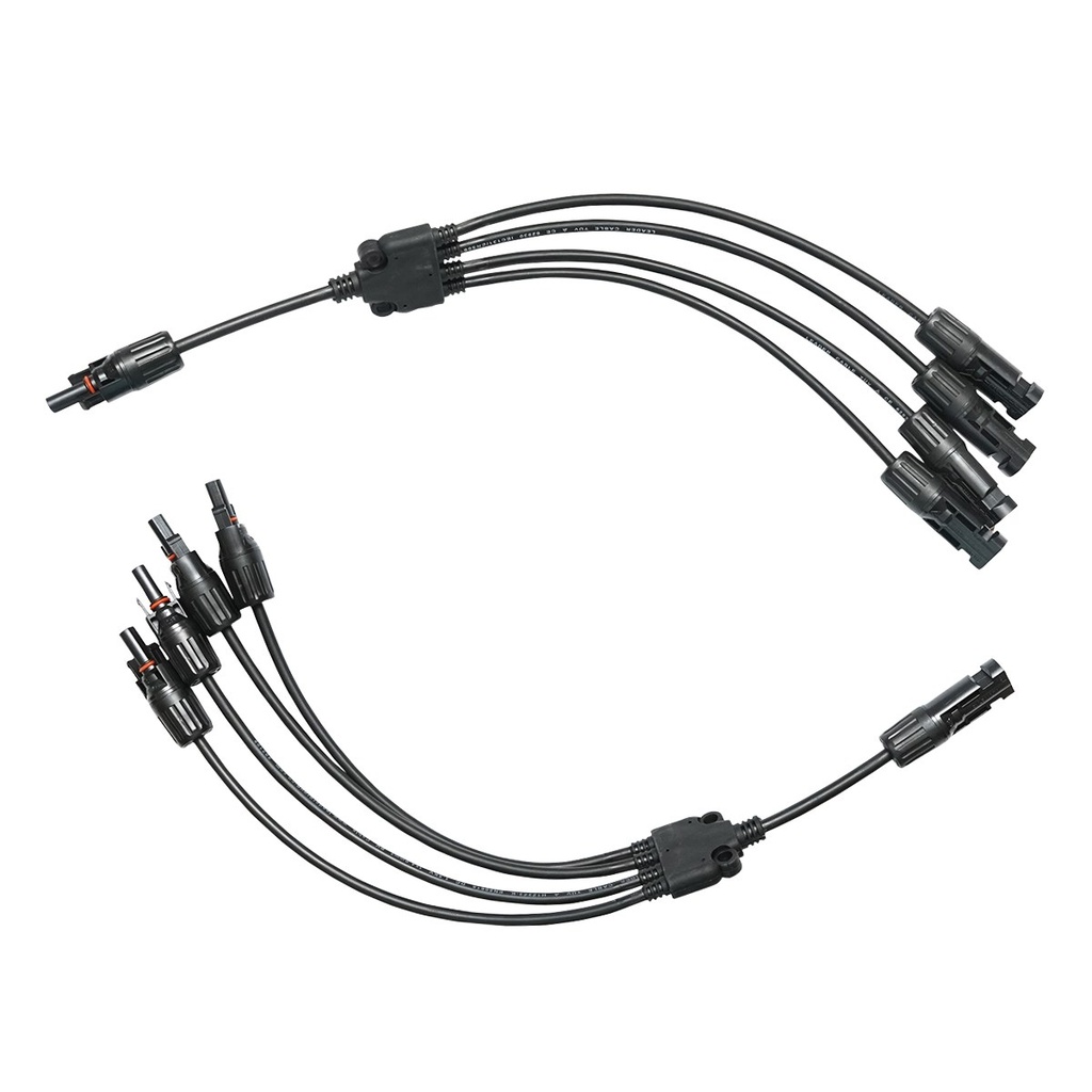 Conector Y cu cablu, MC4 4 in 1 paralel IP67