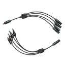 Conector Y cu cablu, MC4 4 in 1 paralel IP67