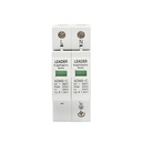 Descarcator la supratensiune cu semnalizare pentru sisteme fotovoltaice LA-SPD-2P-40kA-385V Leader