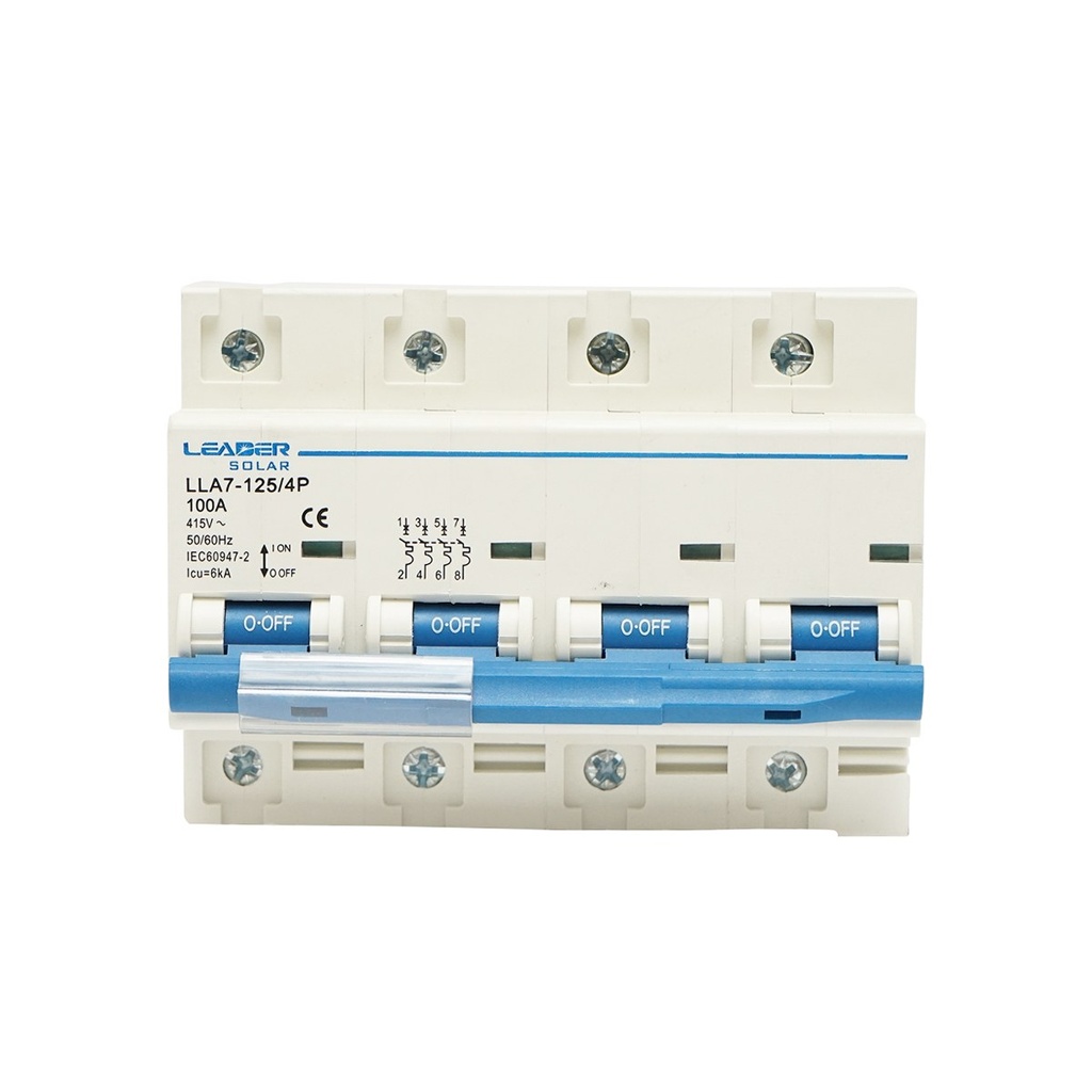 Siguranta automata tip intrerupator 4P-100A-415VAC Leader