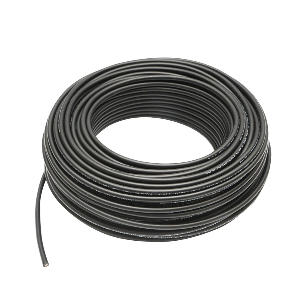 Rola cablu panou solar 4mmx50m negru 1.5KV, H1Z2Z2-K Leader