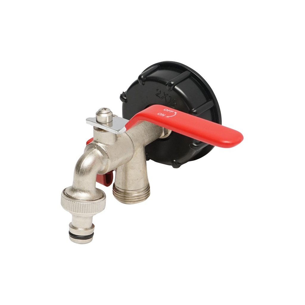 Robinet de scurgere 1/2 alama bazin IBC cu filet int 60 mm